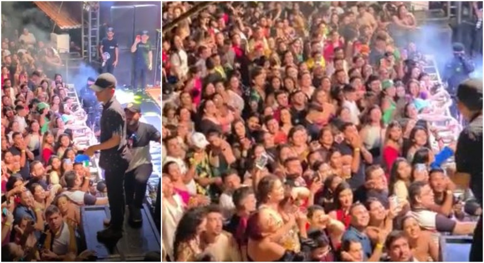 João Gomes faz show com aglomeração e desrespeito às regras de distanciamento no Ceará; veja vídeo | Ceará | G1