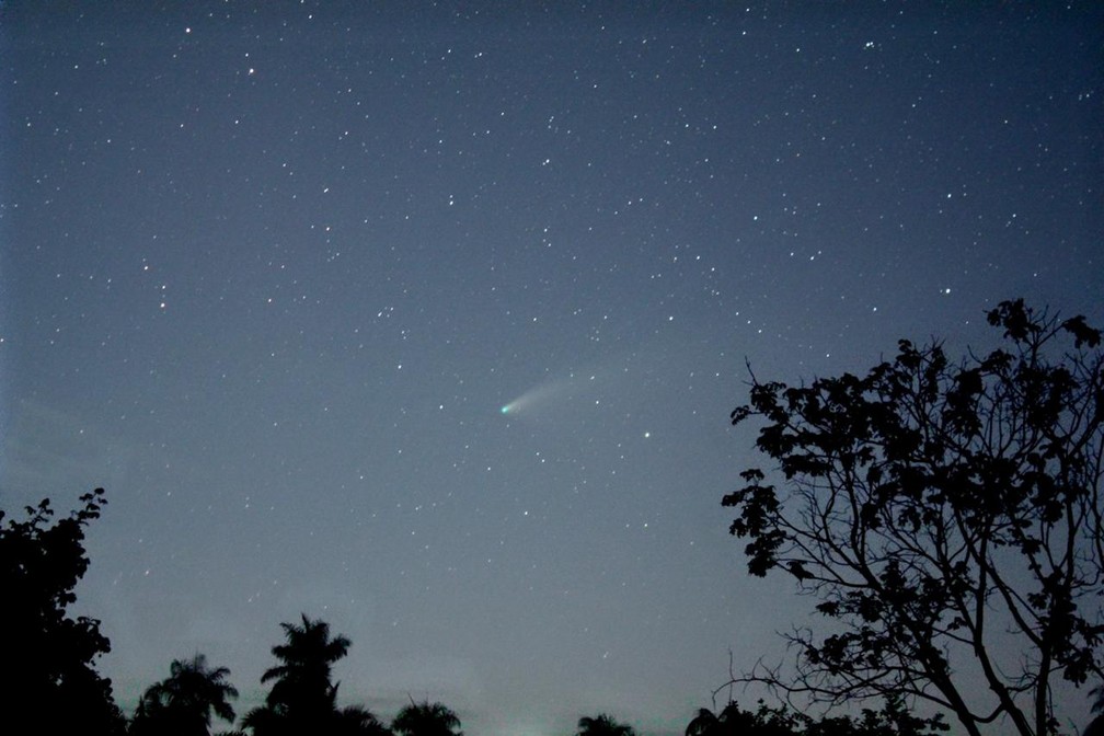 Cometa deve passar próximo a terra daqui a 6 mil anos — Foto: Pablo Edilberto Munayco Solorzano