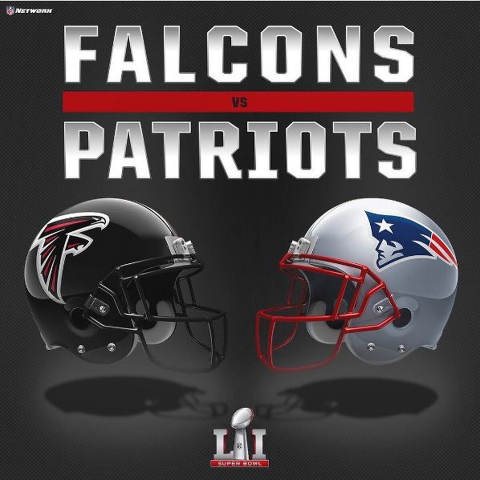 Patriots x Falcons: a decisão do Super Bowl 51 (Foto: Reprodução/Instagram)