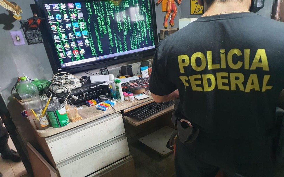 PF apreende equipamentos eletrônicos utilizados nas condutas criminosas — Foto: PF/SE