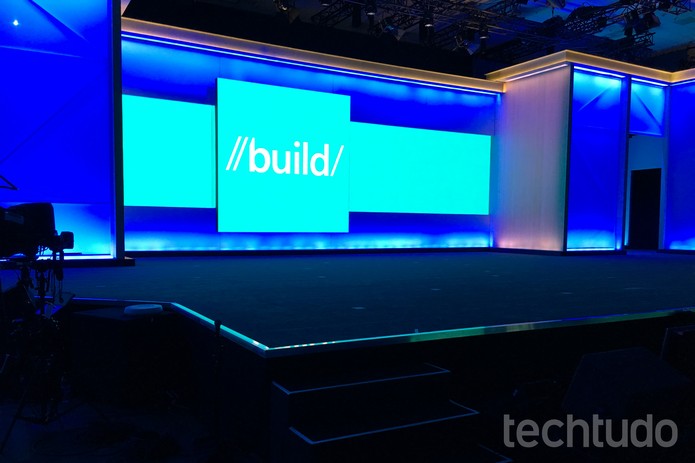 Durante a Build 2016, Microsoft quase não falou sobre seu sistema para celulares (Foto: Thássius Veloso/TechTudo)