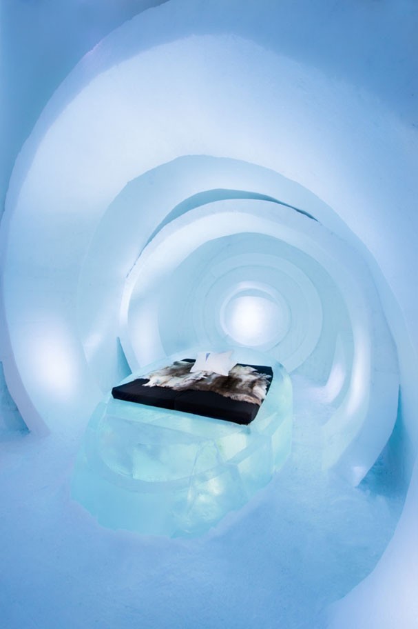 Hotel de Gelo na Suécia (Foto: Asaf kliger / cortesia icehotel)