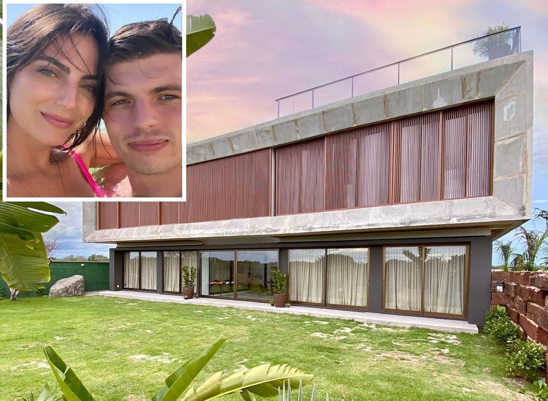 Mansão onde Max Verstapppen e Kelly Piquet aproveitam férias de verão (Foto: Reprodução/Instagram e Lara Regadas )