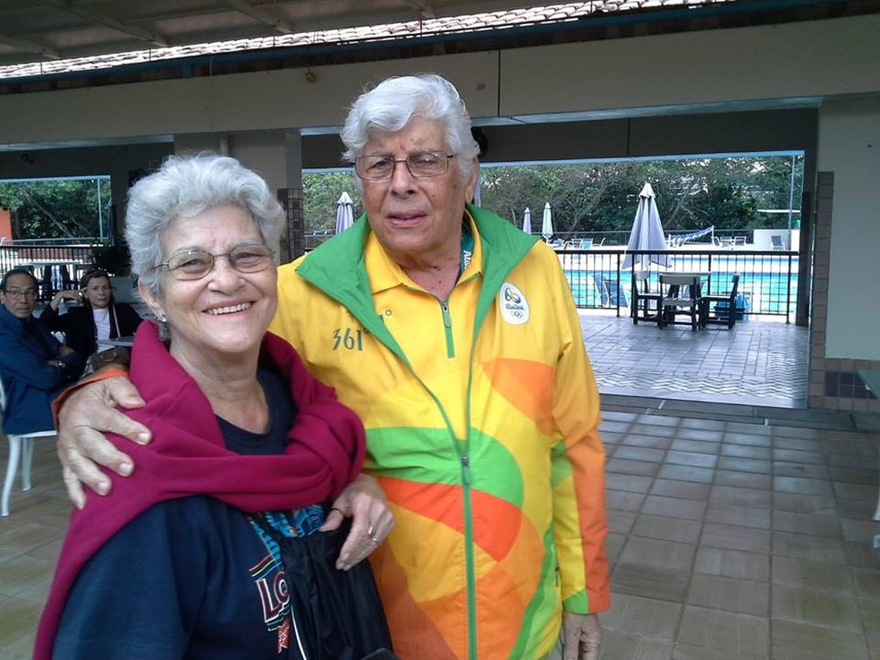 Rogério e dona Norma Carneiro  (Foto: Divulgação)