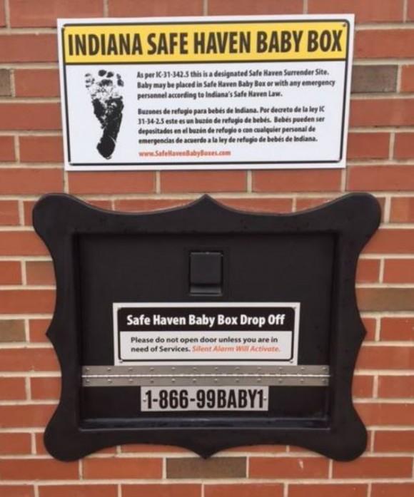 Baby Box de Indiana (Foto: WNCN)