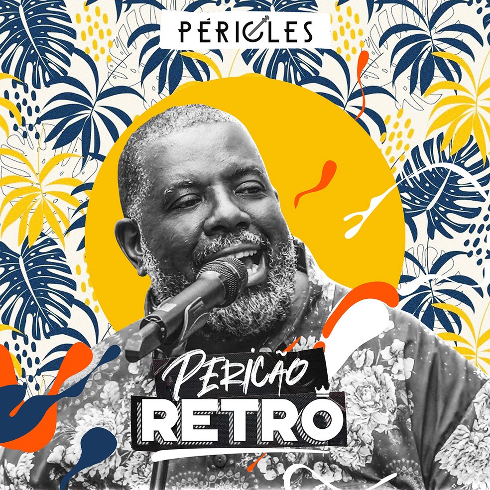 Capa do álbum 'Pericão retrô', de Péricles — Foto: Divulgação