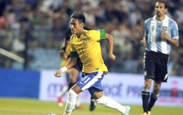 Neymar, Argentina e Brasil (Foto: Agência Reuters)