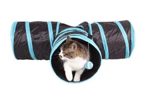 Túnel dobrável para gatos, Mabuu Pet. Petlove, R$ 175,99