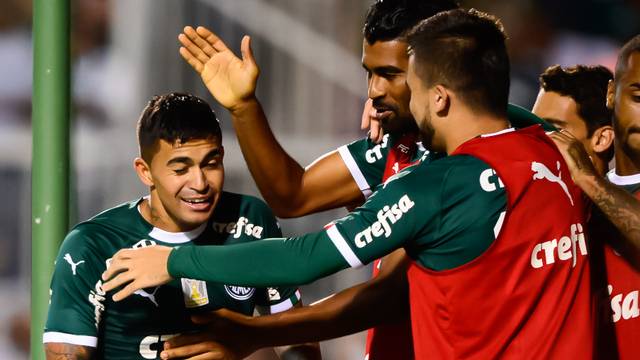 Dudu comemora o gol marcado