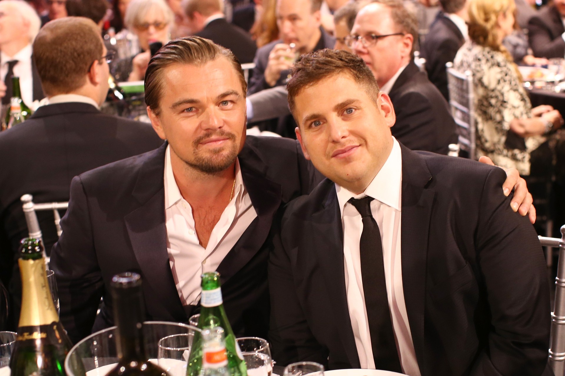 Leonardo DiCaprio e Jonah Hill (Foto: Getty Images)