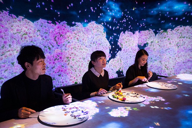 Neste restaurante no Japão, jantar é uma experiência multissensorial  (Foto: Divulgação)