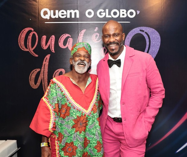 Antônio Pitanga e Jamelão Netto (Foto: Rafael Cusato/ Ed. Globo)