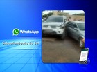 Jovem foge da polícia com veículo furtado e bate em quatro carros