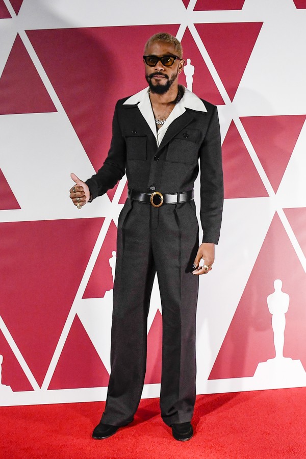 LONDON, UNITED KINGDOM – APRIL 25: Lakeith Stanfield arrives at a screening of the Oscars on Monday, April 26, 2021 in London. (Photo by Alberto Pezzali-Pool/Getty Images) (Foto: Getty Images)