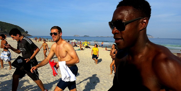 Confusion on the tour of England players Sturridge, Welbeck, Henderson (Photo: Cintia Barlem)
