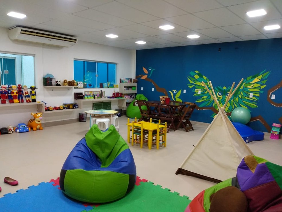 Dentro do Nacc tem a brinquedoteca para as crianças em tratamento — Foto: Jheniffer Núbia/G1
