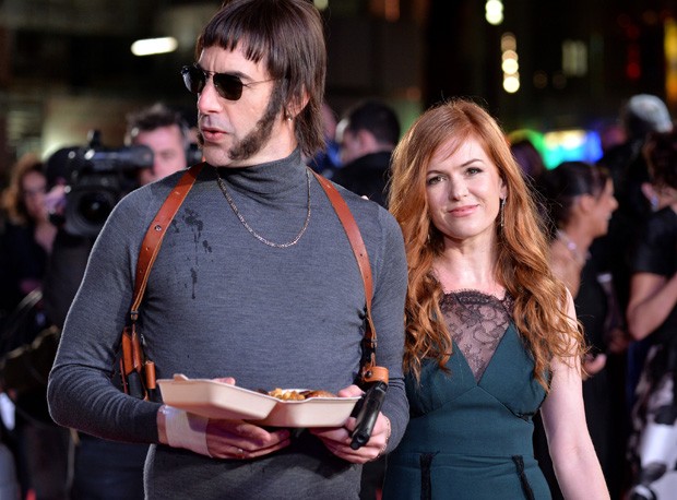 Sacha Baron Cohen com a mulher, Isla Fisher (Foto: Anthony Harvey/Getty Images)
