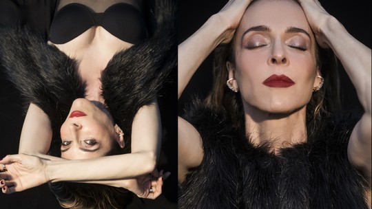 Deborah Evelyn abre o jogo sobre cenas de lingerie, casamento à distância e beleza: 'Me sinto mais bonita hoje'