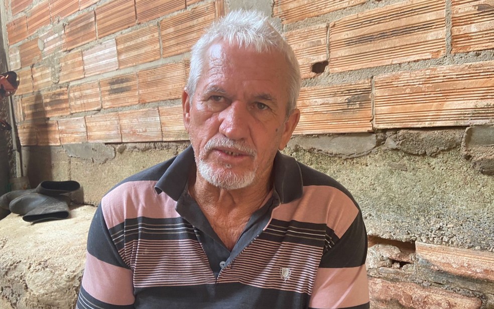 José Eurípedes Santos, avô de Luana Marcelo Alves, que foi encontrada morta em Goiânia — Foto: Rafael Oliveira/g1 Goiás