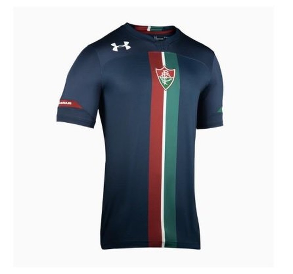 Anúncio da nova terceira camisa do Fluminense — Foto: Reprodução