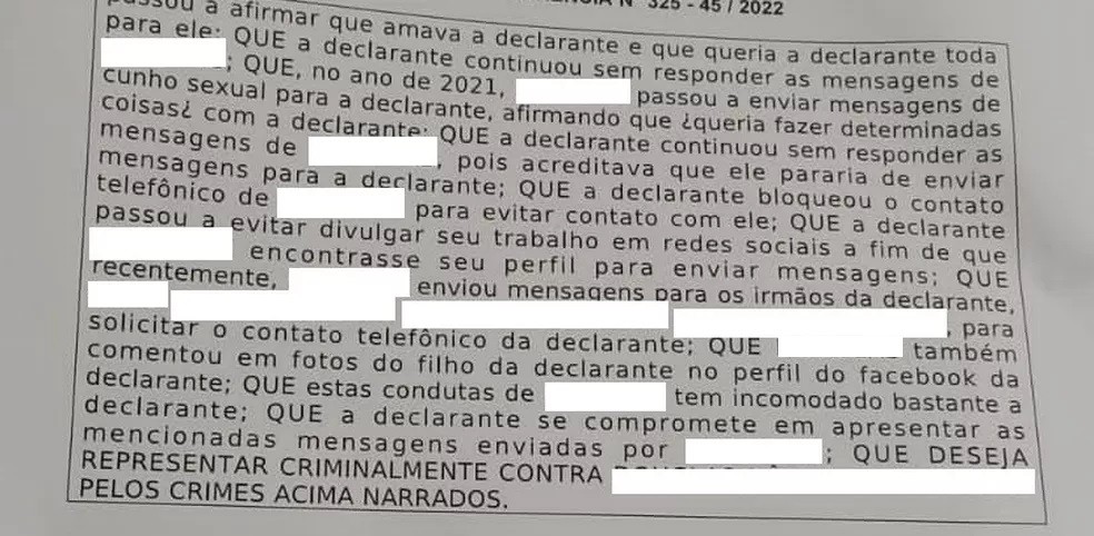 Aluna denuncia professor por importunação sexual no Ceará — Foto: Reprodução