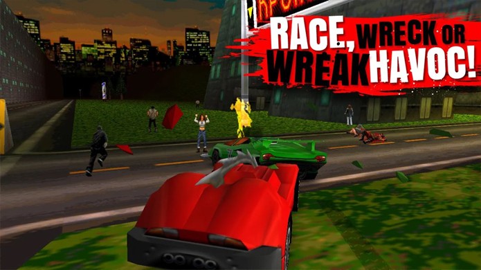 A violência e divertida jogabilidade de Carmageddon está disponível na íntegra para iOS e Android (Foto: Reprodução/Google Play)