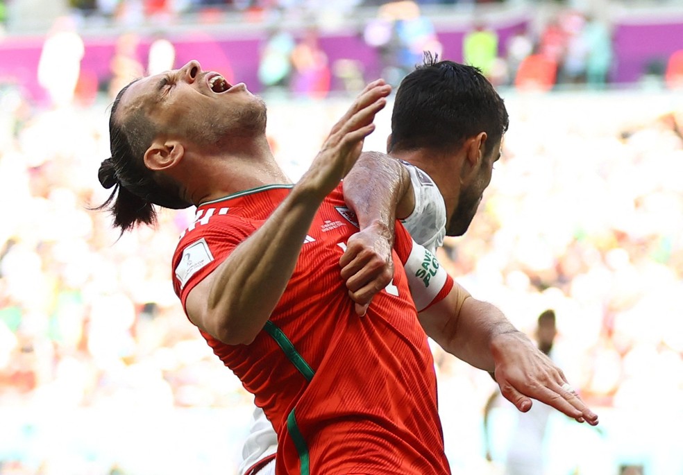 Após derrota para o Irã, País de Gales, de Gareth Bale, precisa golear Inglaterra — Foto: REUTERS/Hannah Mckay