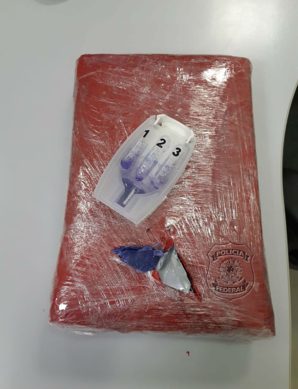 Teste da PF confirma que substância apreendida no Aeroporto de Brasília é skunk — Foto: PF/Divulgação