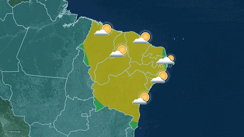 Previsao Do Tempo Para Sexta Feira 27 09 2019 No Nordeste Previsao Do Tempo G1