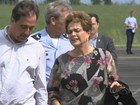 Dilma sobrevoa áreas atingidas pelas cheias na Fronteira Oeste do RS