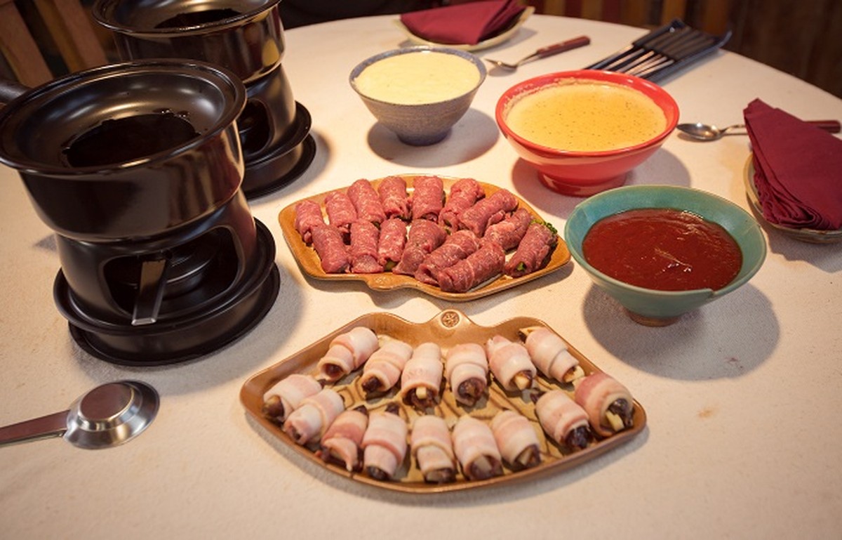Fondue de tâmara com bacon Receitas