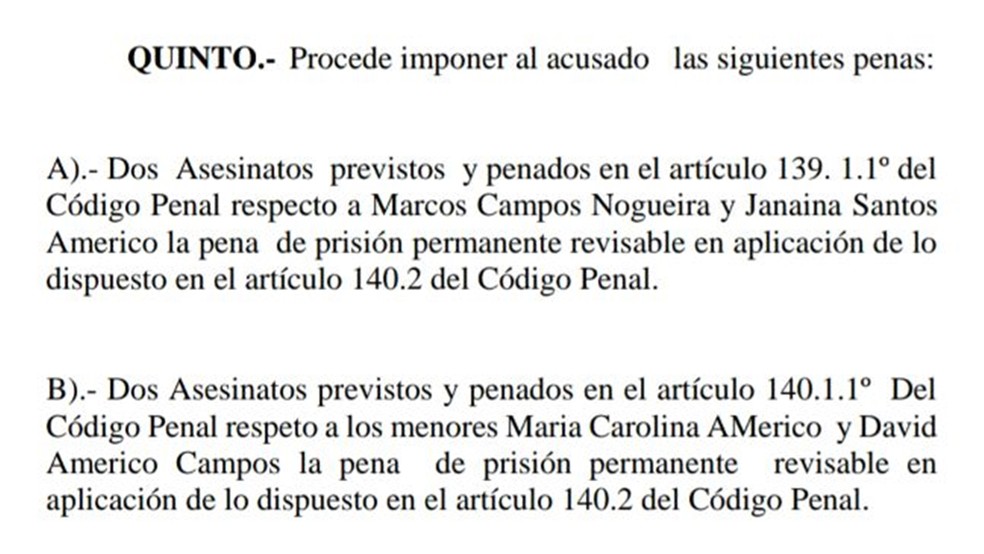 Súmula do Ministério Público pede prisão permanente a Patrick Gouveia (Foto: Reprodução )