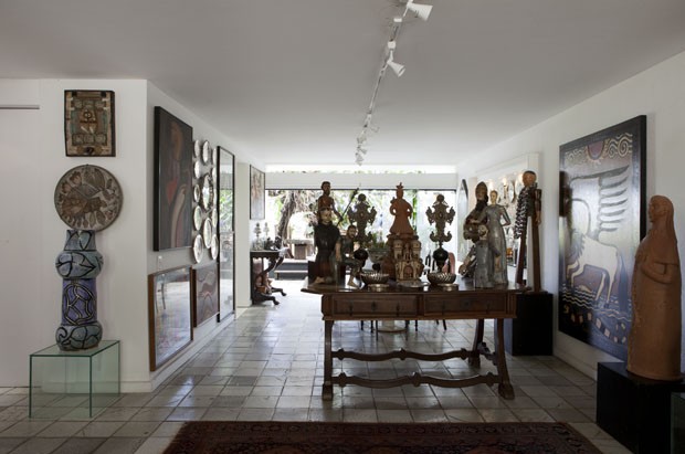 Casa do colecionador de arte (Foto: Marco Antonio )