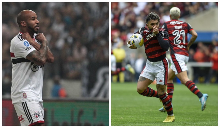 Patrick e Gabi, destaques de São Paulo e Flamengo