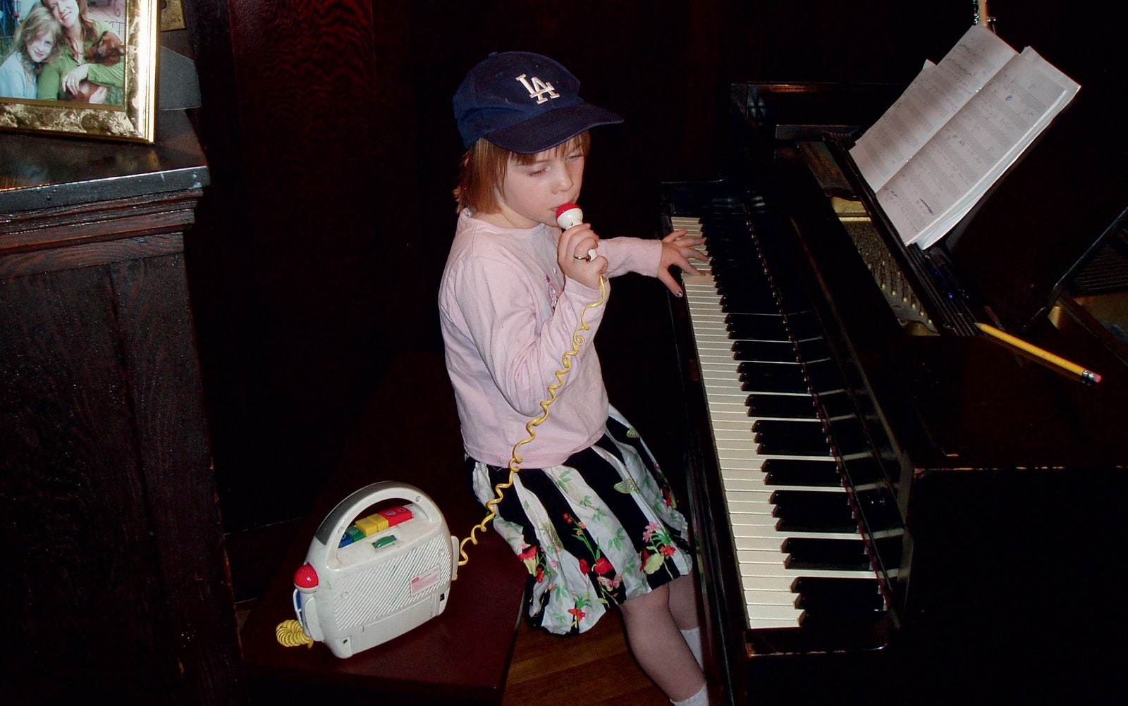 Billie Eilish na infância (Foto: Acervo pessoal)