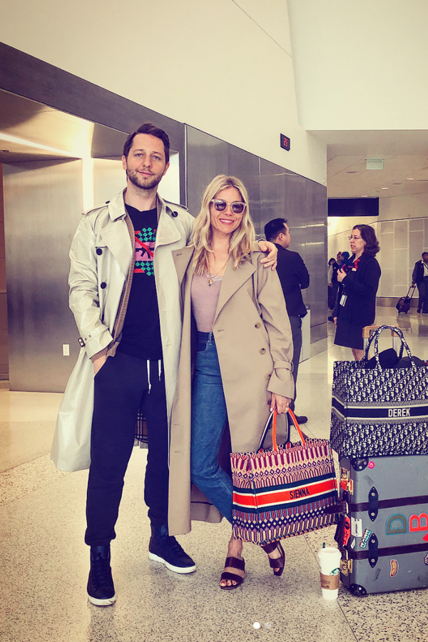 Derek Blasberg e Sienna Miller (Foto: Instagram Derek Blasberg/ ReproduÃ§Ã£o)