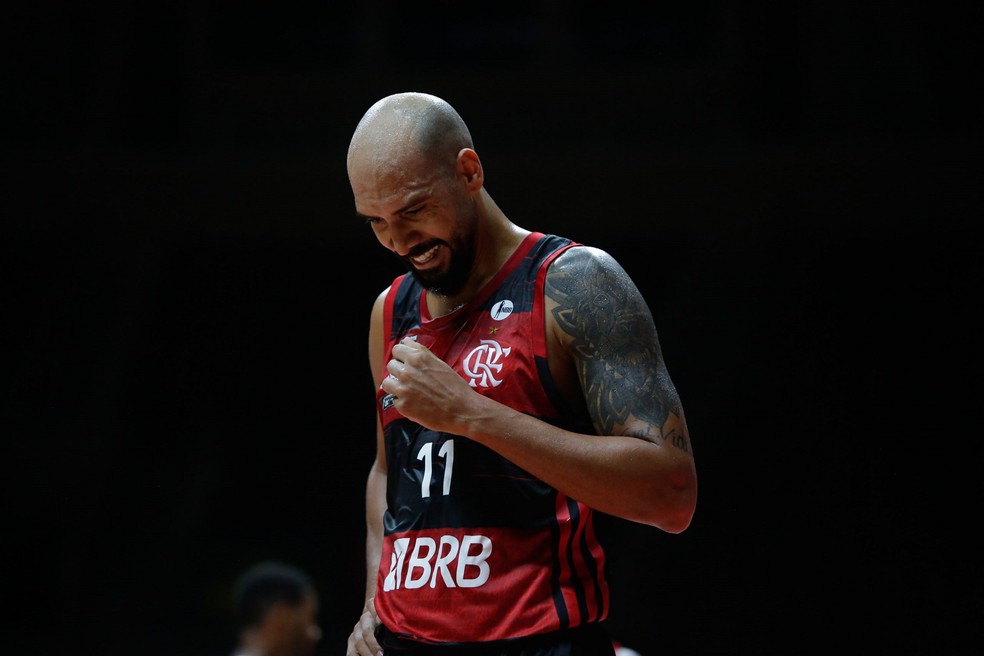 Marquinhos, ala do Flamengo, foi o cestinha com 30 pontos, sua melhor marca no atual NBB &mdash; Foto: Divulga&ccedil;&atilde;o/LNB