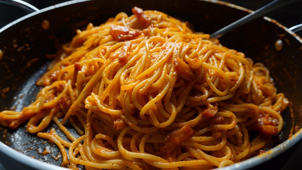 Spaghetti all’Amatriciana (Foto: André Lima de Luca)