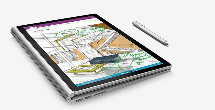 Surface Book vem com caneta inteligente da Microsoft (Foto: Divulgação)