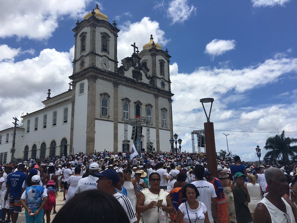 Unidos Pela Fe E Devocao A Senhor Do Bonfim Fieis Pedem Paz Durante Lavagem Em Salvador Verao 2019 G1