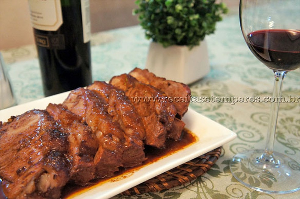 Carne Assada Com Vinho Do Porto E Molho Barbecue Receitas Gshow Gshow