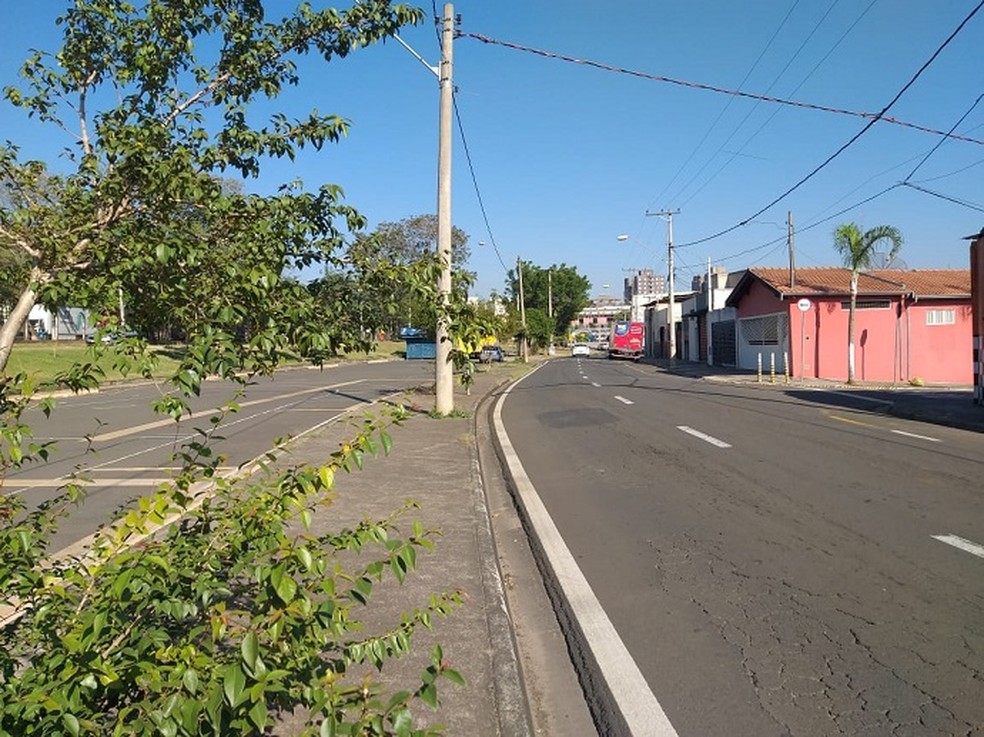 Acusado foi localizado na Avenida Antonio Fazanaro, em Piracicaba — Foto: Divulgação/Prefeitura de Piracicaba