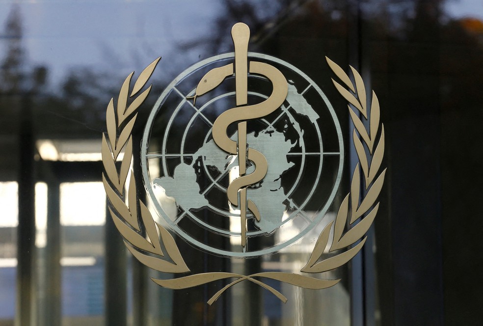 Logo da Organização Mundial de Saúde em Genebra  — Foto: Denis Balibouse/Reuters
