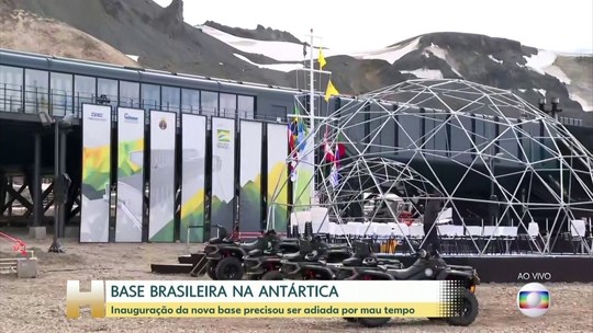 Mau tempo adia inauguração de estação brasileira na Antártica