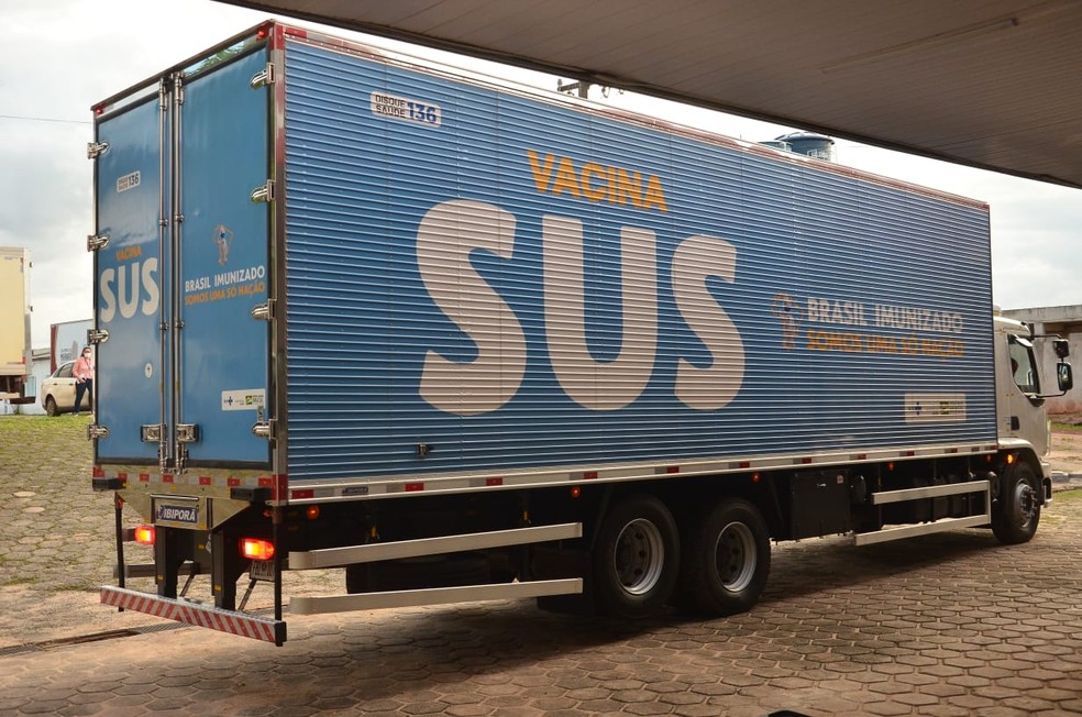 Maranhão recebe 119 mil doses de vacinas contra a Covid-19 — Foto: Nael Reis/Governo do Maranhão