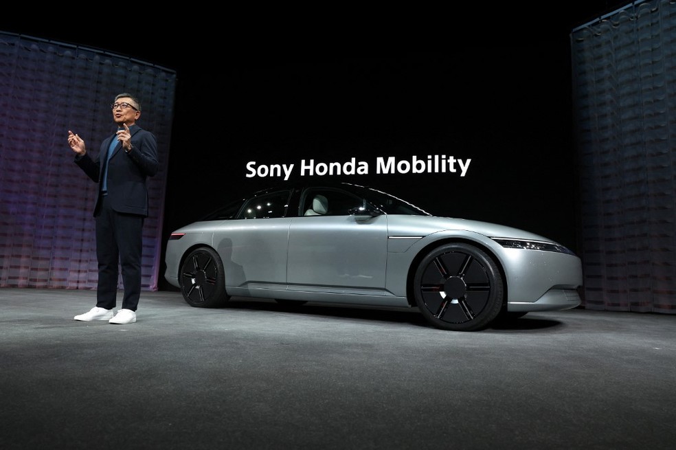 Sony e Honda anunciaram uma nova marca de carros elétricos  — Foto: ALEX WONG / GETTY IMAGES NORTH AMERICA / Getty Images via AFP