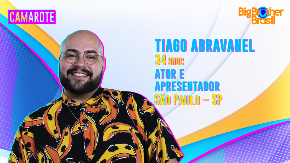 Tiago Abravanel é participante do BBB22 — Foto: Globo