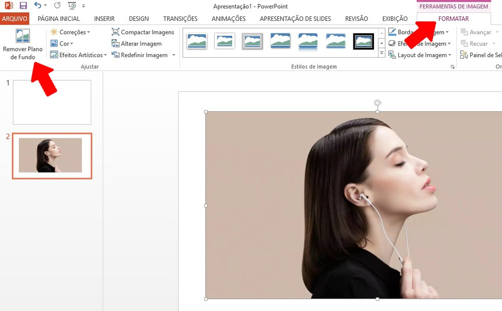 Remova o plano de fundo de imagens no PowerPoint (Foto: Reprodução/Rodrigo Fernandes)
