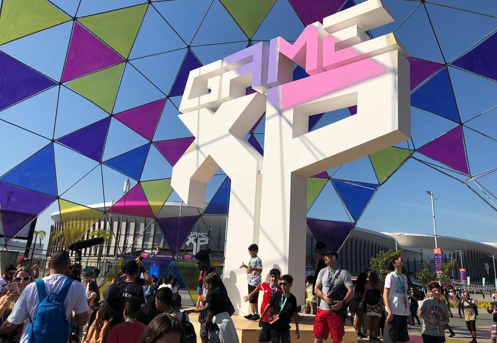 Game XP começou nesta quinta (25), no Parque Olímpico, na Zona Oeste do Rio — Foto: Carlos Brito/ G1
