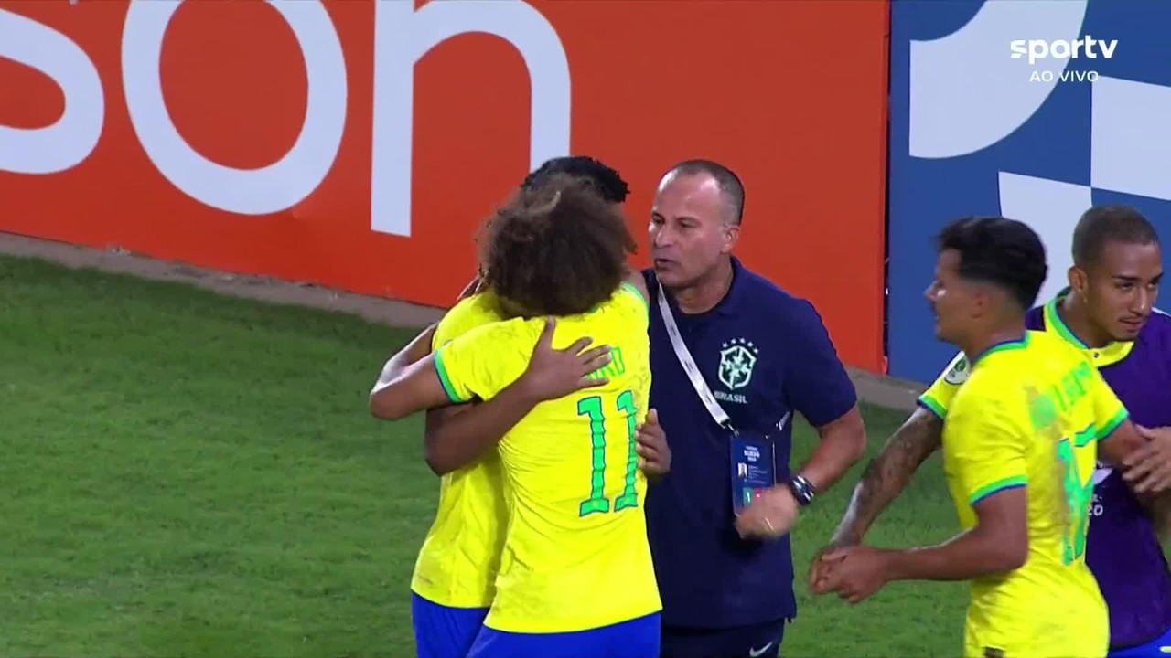 Os gols de Brasil 1 x 1 Colômbia, pelo Sul-americano Sub-20